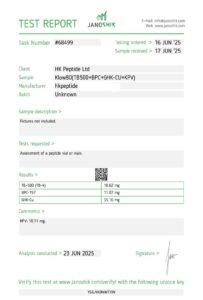 HCG Kit (10 vials) klow